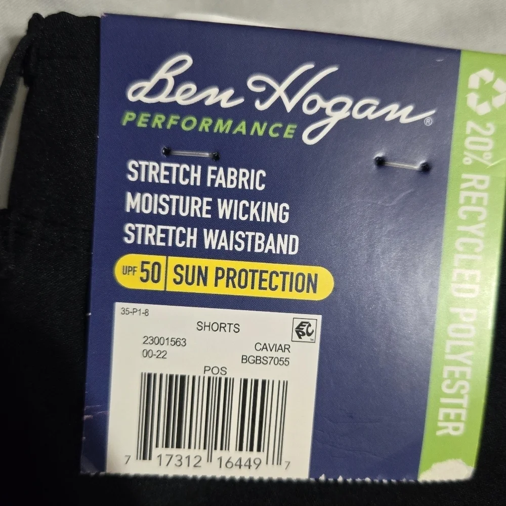 Ben Hogan Men's & Big Men's Stretch Golf Shorts with Active Waistband Sz 44 NWT